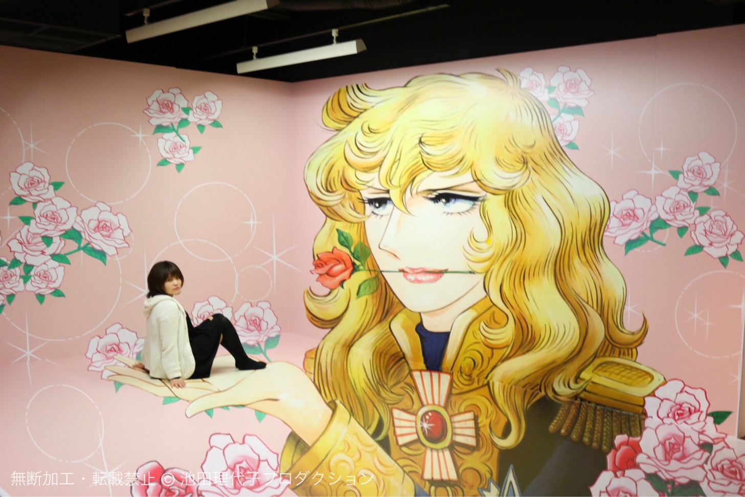 絵画 。壁掛け絵【神聖なヨーロッパの荘園でバラの花を楽しむ少女と魅力的な黒猫】 薔薇の花を持つ少女の肖像 レオポルド・ムリニョン（1821-1897