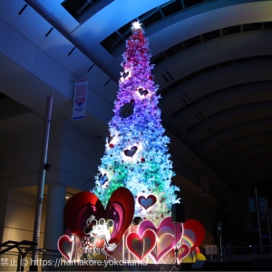 2017年 クイーンズスクエア横浜のクリスマスイルミネーションはディズニー仕様！各スポットを紹介