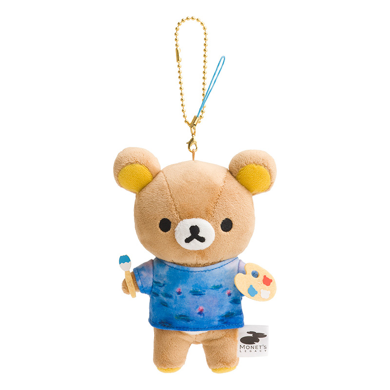 リラックマ　KIMONO展　見返り美人図　ぶらさげ　ぬいぐるみ　着物 San-Xネット 和リラックマ展 ～はる・なつ・あき・ふゆでだら