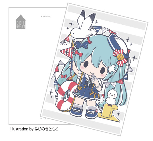 初音ミク 横浜人形の家 フィギュア展 缶バッジ ふじのきともこ