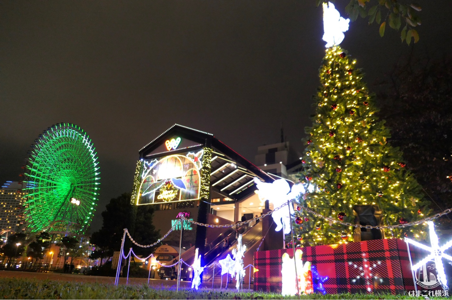 横浜ワールドポーターズ クリスマスイルミネーションが点灯 横浜の夜景とセットで はまこれ横浜