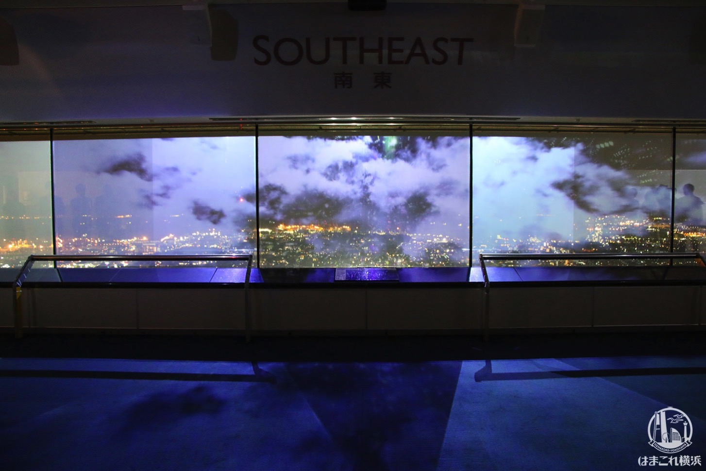 横浜ランドマークタワーで夜景とプロジェクションマッピング融合の“新