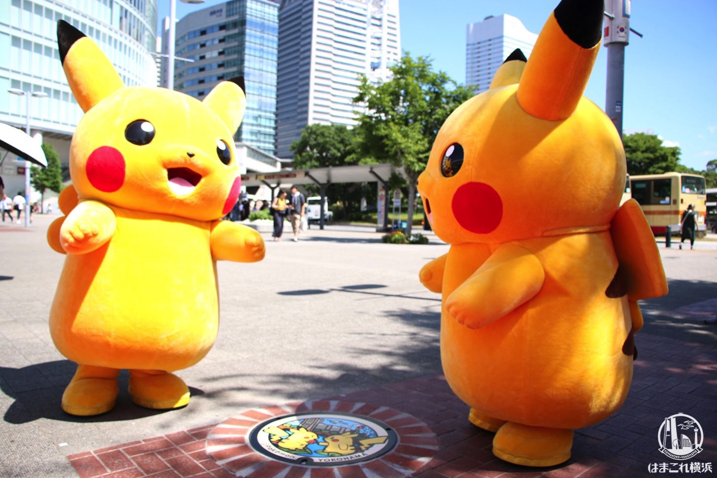 横浜のポケモンマンホール「ピカチュウ」全5種ゲット！場所とデザイン