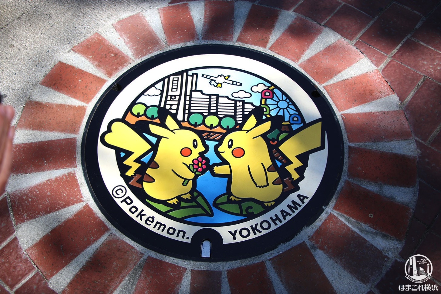 横浜のポケモンマンホール「ピカチュウ」全5種ゲット！場所とデザイン紹介 | はまこれ横浜