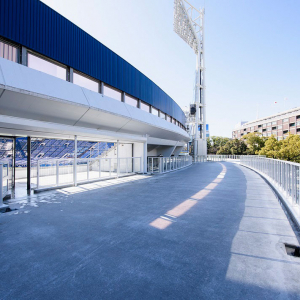 横浜スタジアム外周1周できるように「Yデッキ」拡張！非試合日は公園内通路として通行可