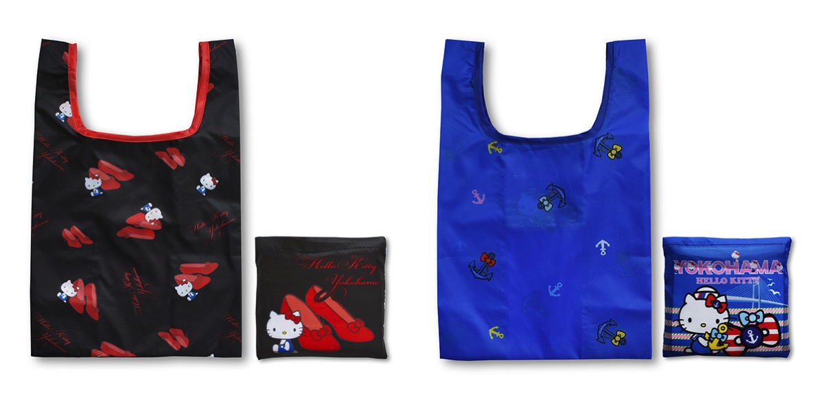 ご当地キティのミニエコバッグに“横浜限定”登場！赤い靴や海をデザイン