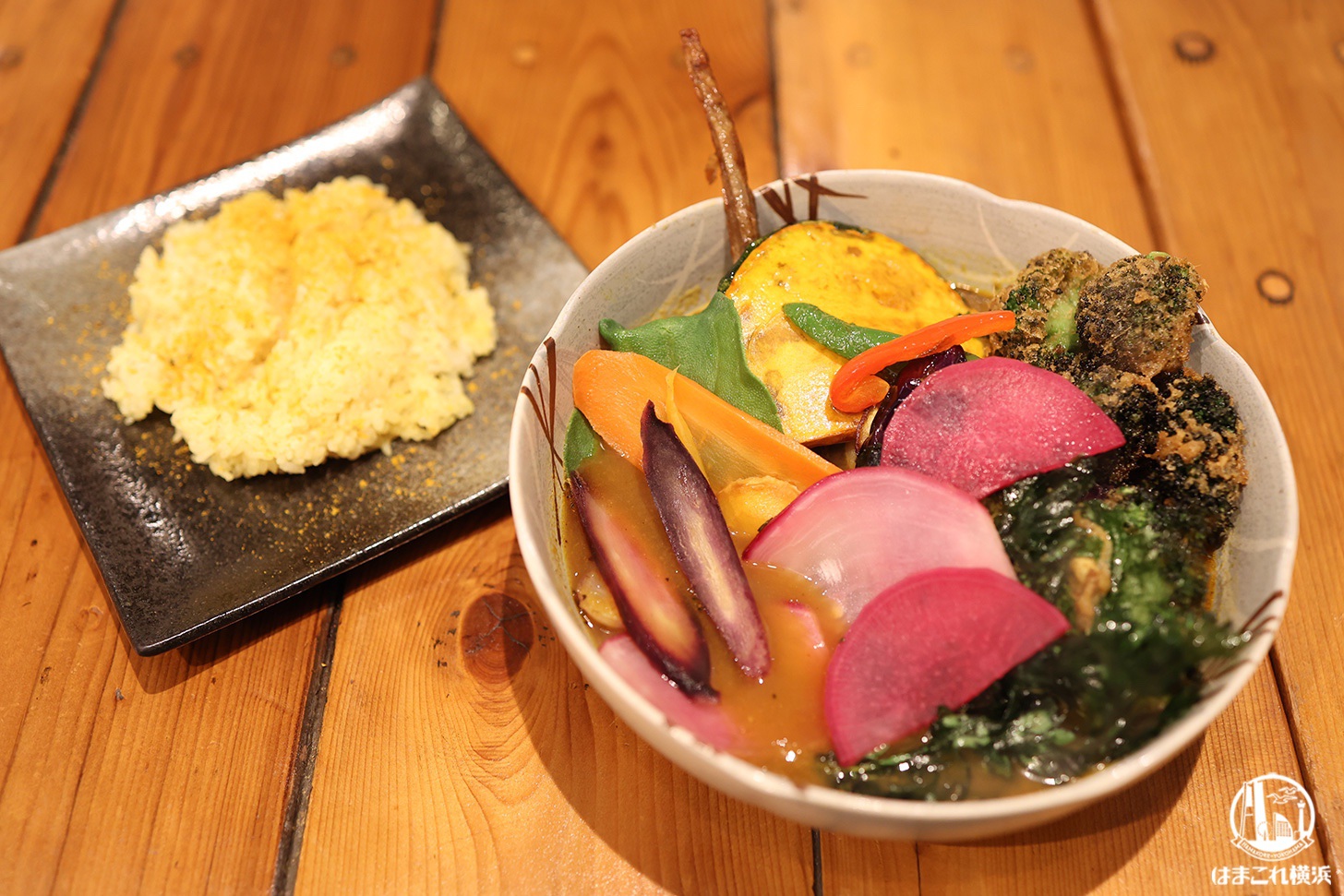チキンと鎌倉野菜16品野菜のスープカレー