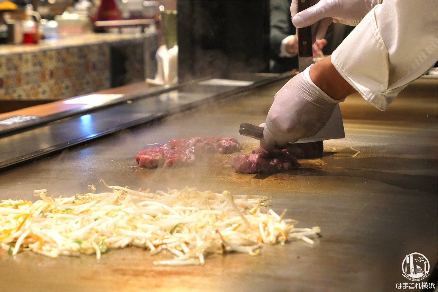 シァル横浜 鉄板焼き 寿々の助 のステーキが至福の旨さ 目の前で焼くライブ感も魅力 はまこれ横浜