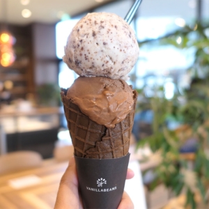 バニラビーンズ横浜ベイサイド限定のチョコアイス“ロイヤルカカオ”は生チョコ入りで超濃厚！