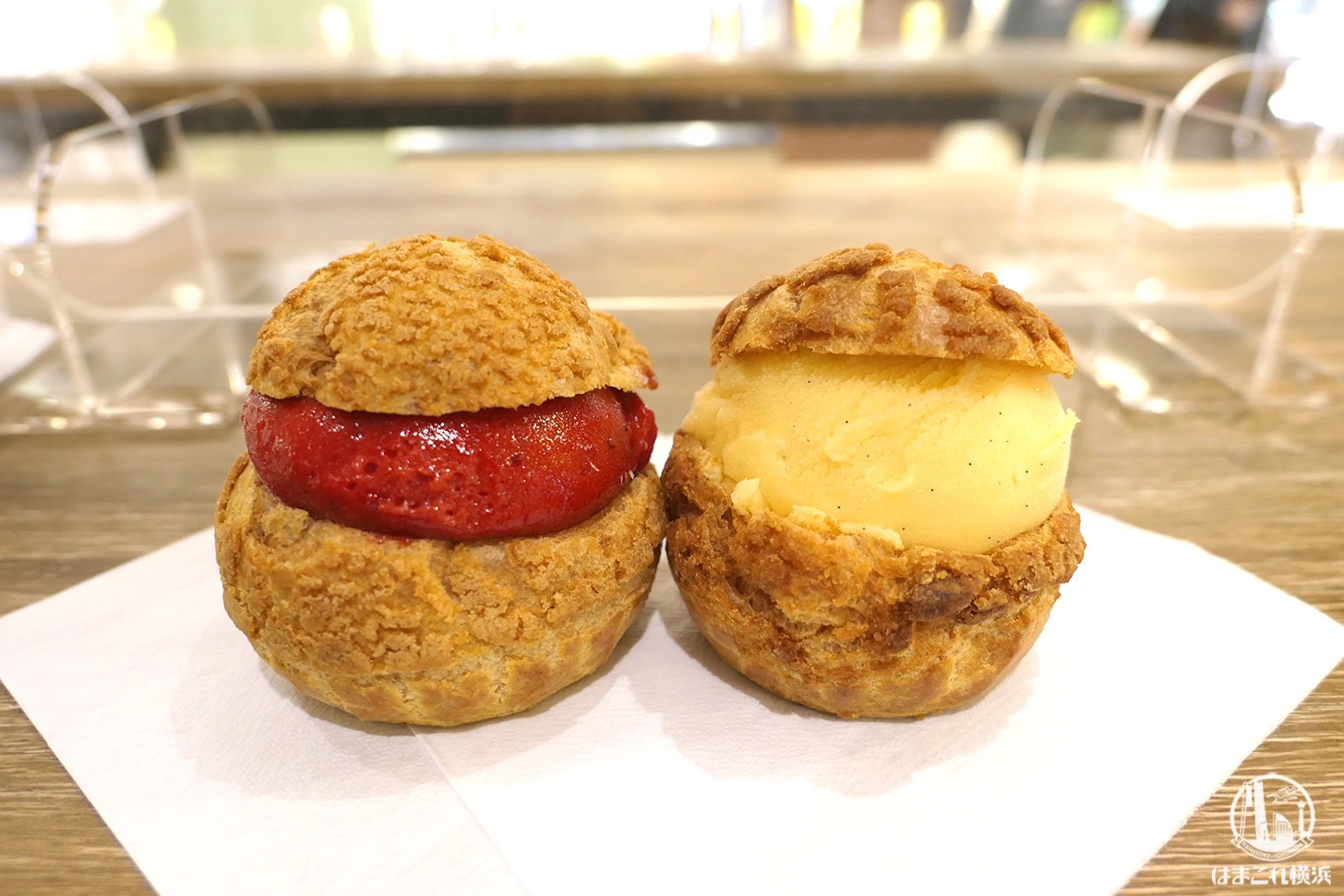 サダハルアオキ 横浜高島屋限定 シュー ア ラ グラス は見た目も可愛いシューアイス はまこれ横浜