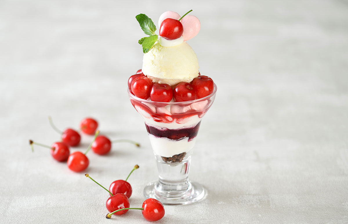 グレイ系最上の品質な ミニパフェ チェリー その他 ハンドメイドグレイ系 48 199 Laeknavaktin Is