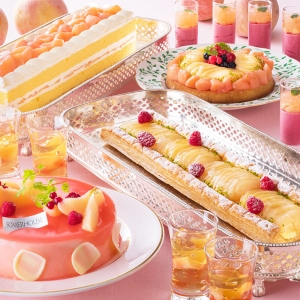 横浜ベイホテル東急で“桃”をテーマにしたデザートブッフェ開催！