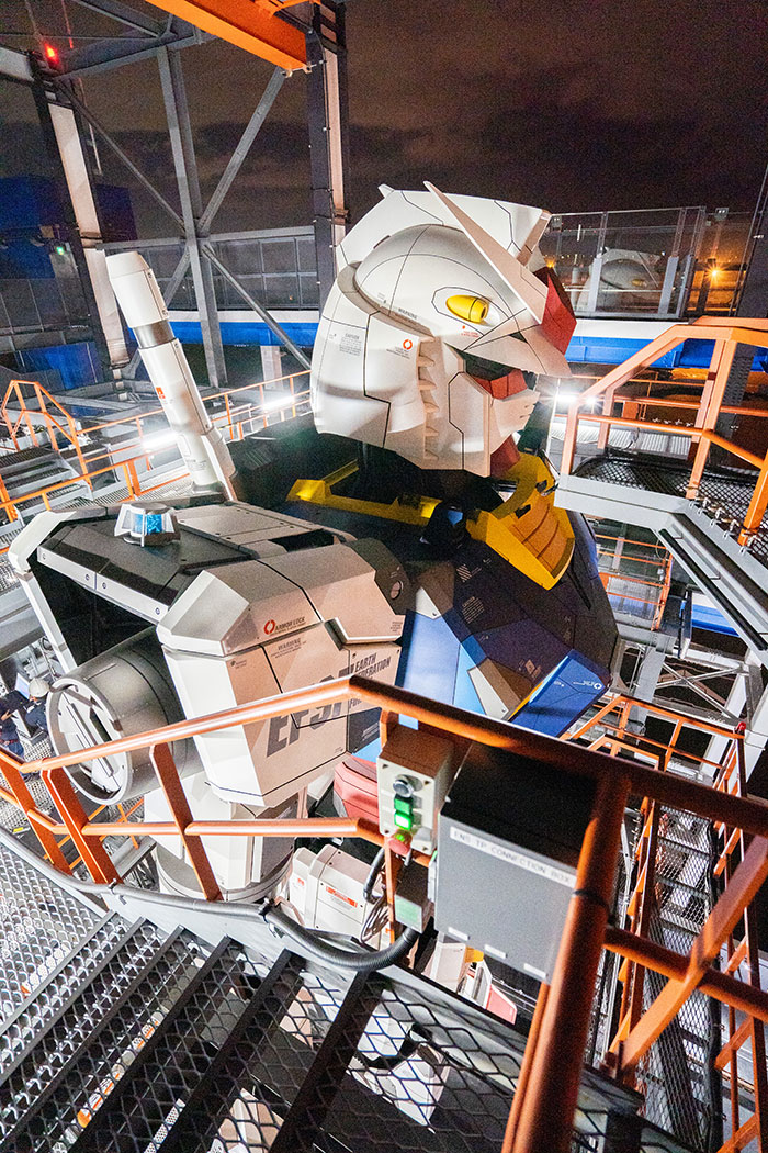 横浜の“動くガンダム”裏側潜入オンラインツアー開催！ツアー参加者には