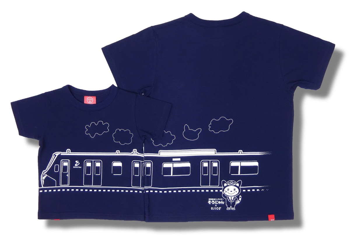 横浜高島屋で相鉄そうにゃんとTシャツ専門店「OJICO」のコラボTシャツ