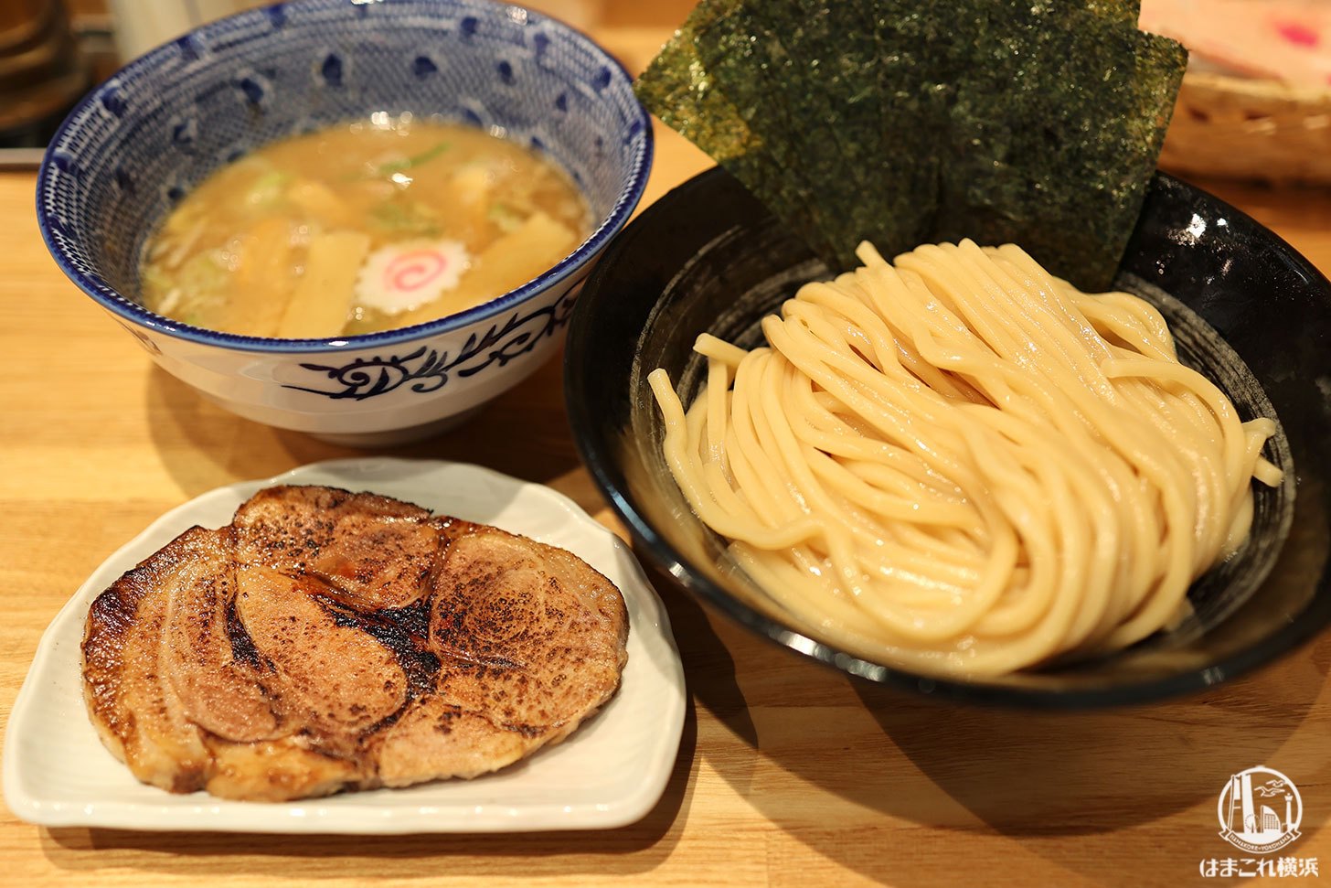 はま紅葉でつけ麺食べた！麺の選択肢多く出汁で割るスープも旨い・横浜日ノ出町
