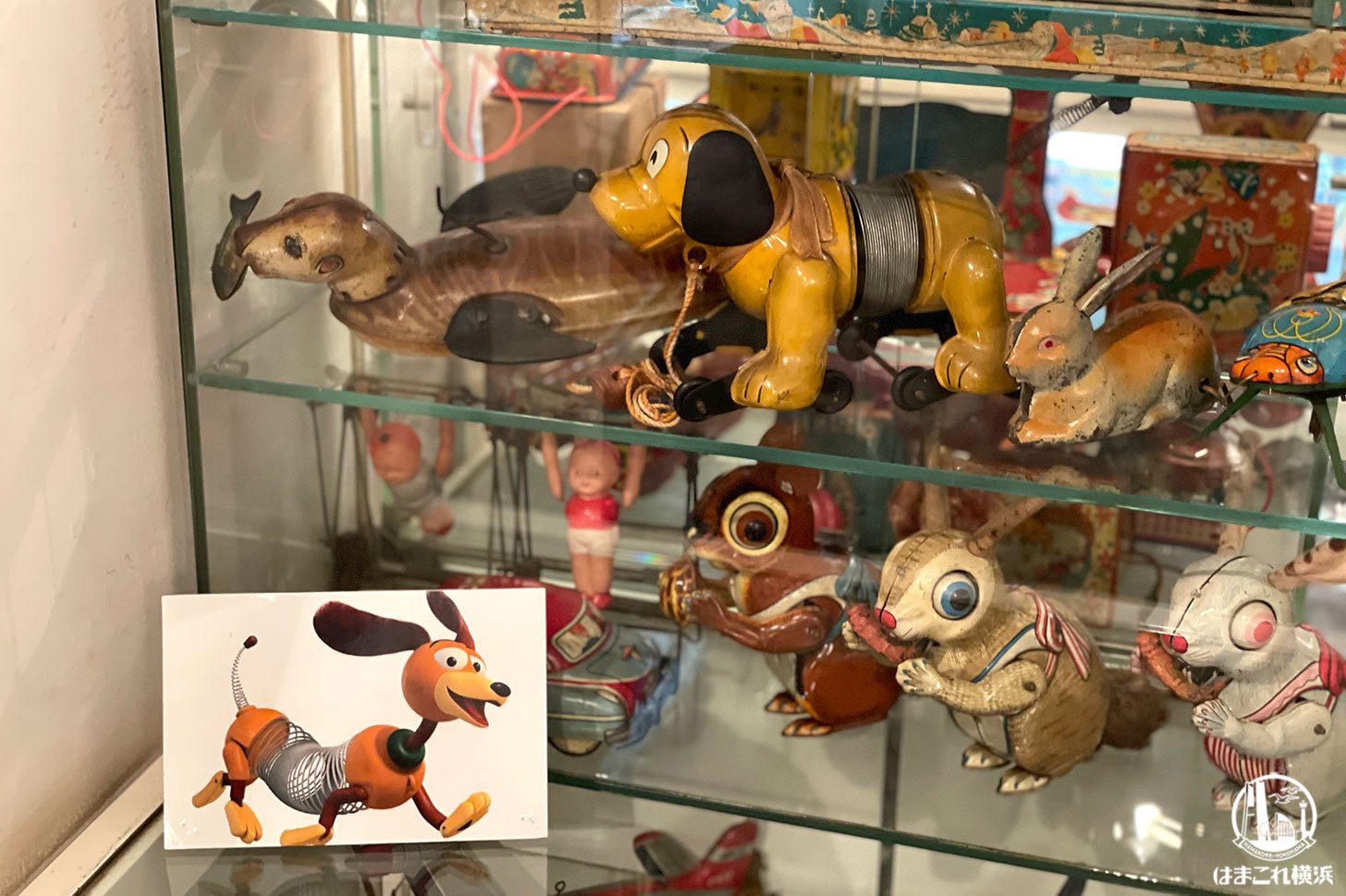 ブリキのおもちゃ博物館 トイストーリーのスリンキー・ドッグのモデル