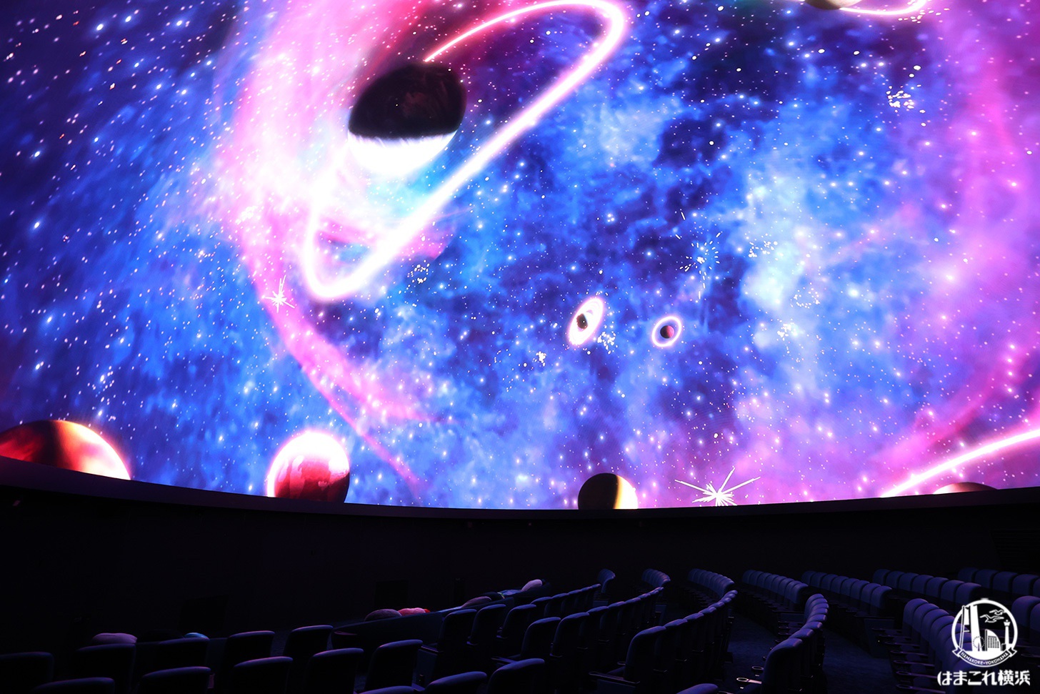 コニカミノルタプラネタリアYOKOHAMA ドーム内で見た宇宙の映像