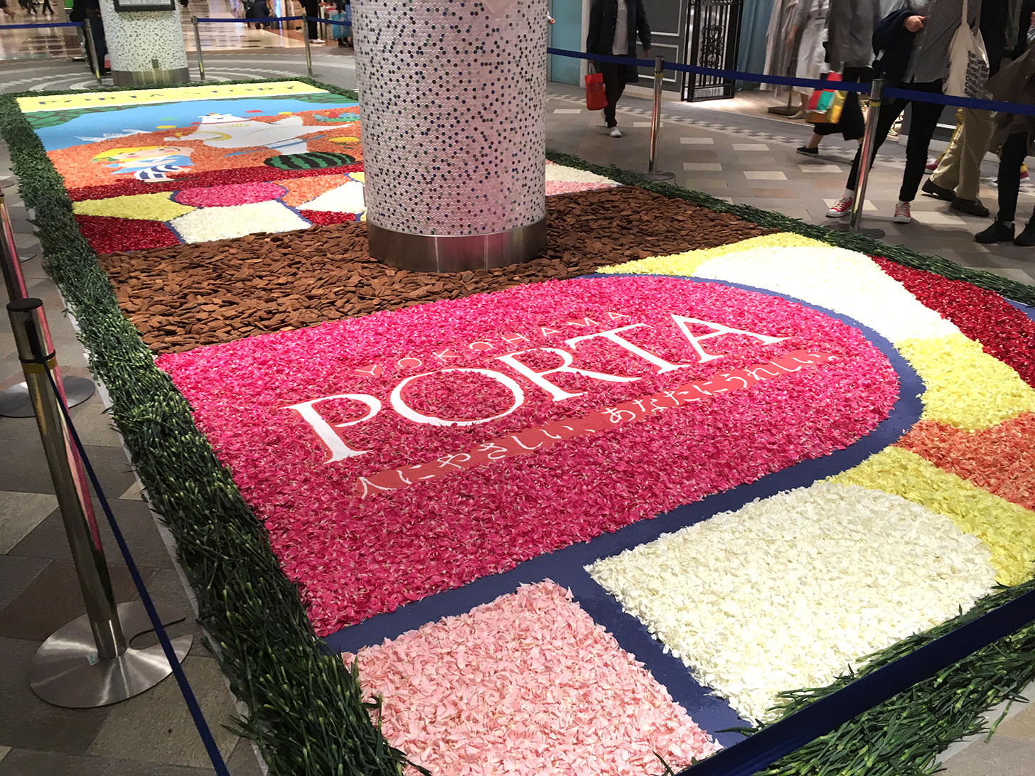 横浜ポルタ「フラワーウィーク」2022年GWに開催！5年ぶりに巨大なお花アートも