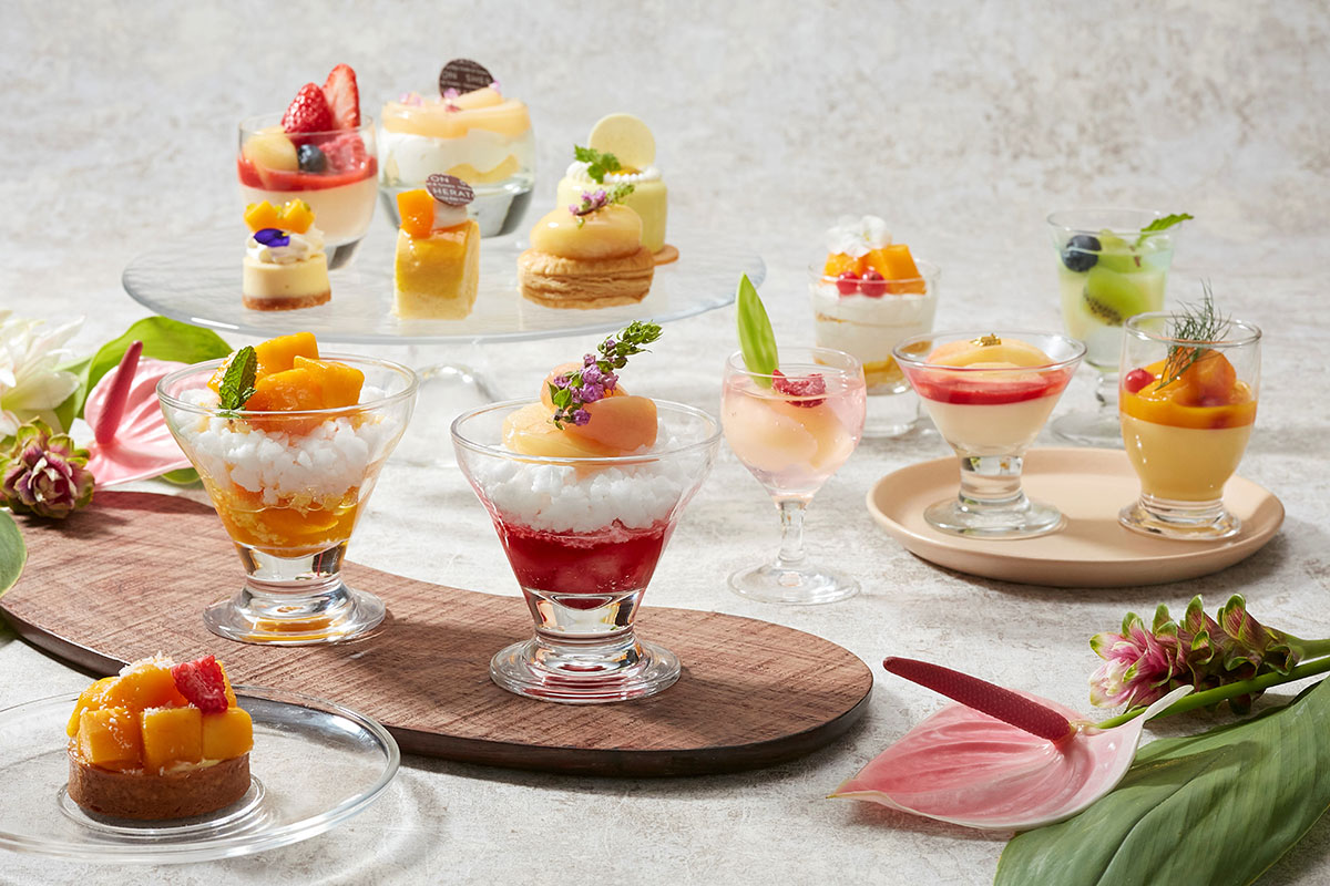 横浜ベイシェラトンホテル、ピーチ＆マンゴーのスイーツブッフェ「Sweets Parade」2022年もスタート！