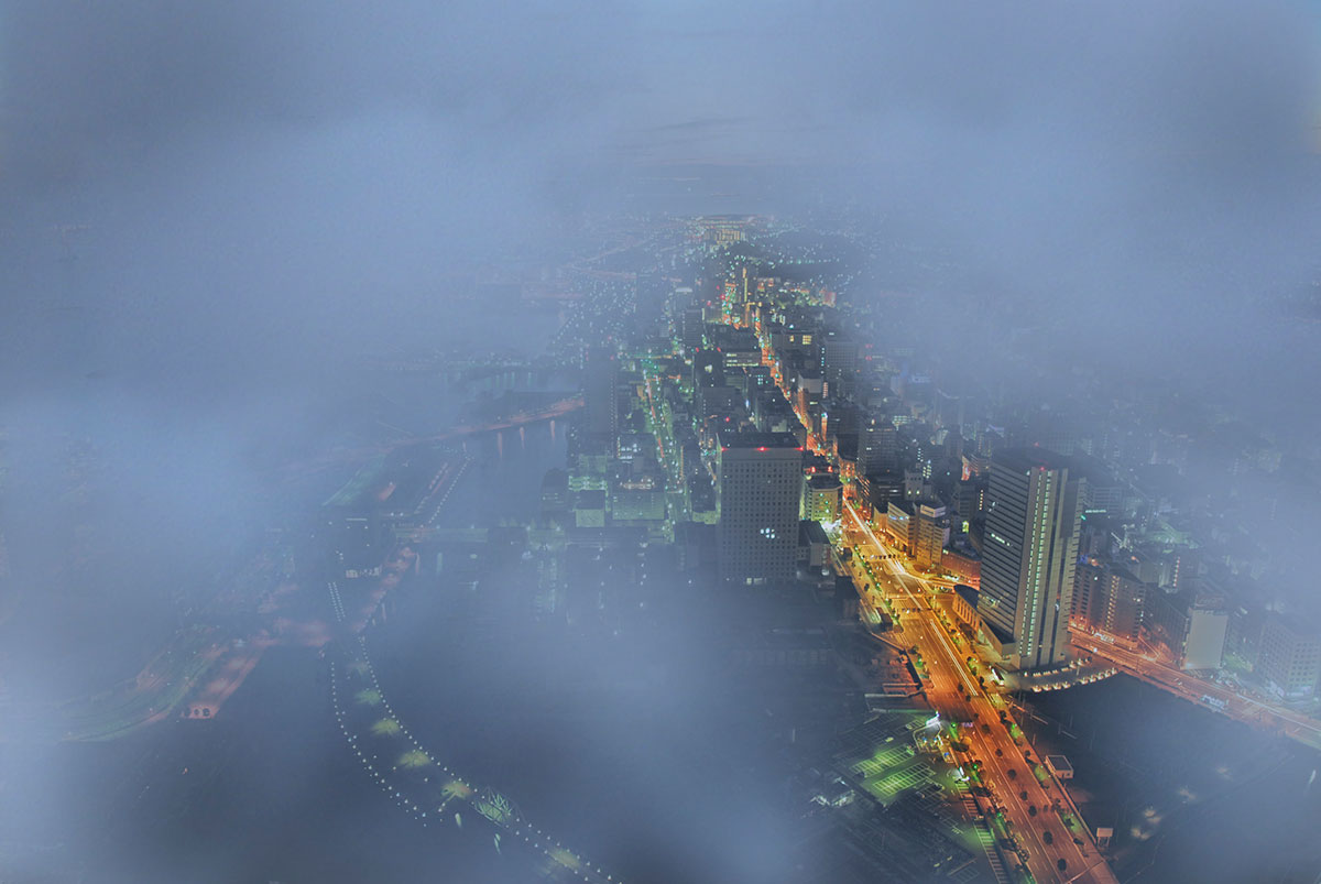 横浜ランドマークタワー69階展望フロアで雨や視界ゼロの日に限定ドリンクをプレゼント！