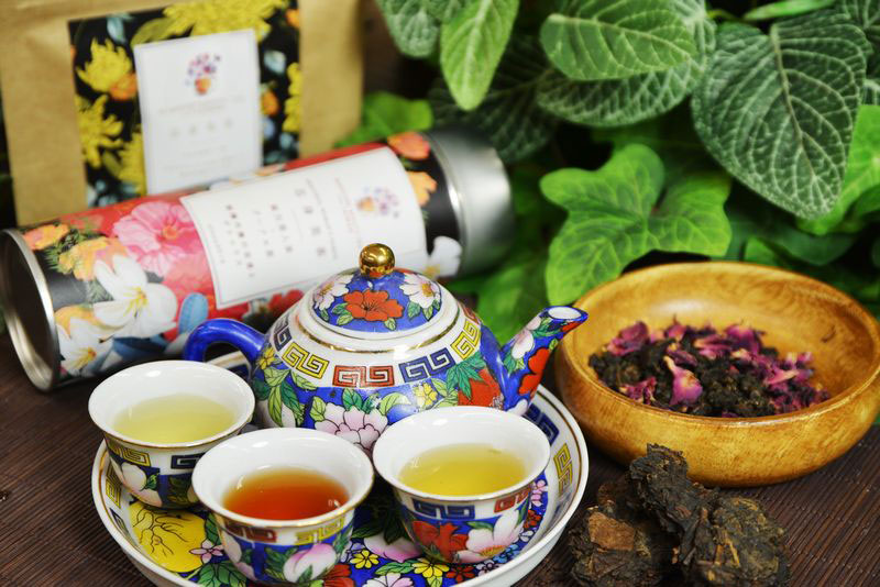 芯身美茶とのコラボ台湾茶