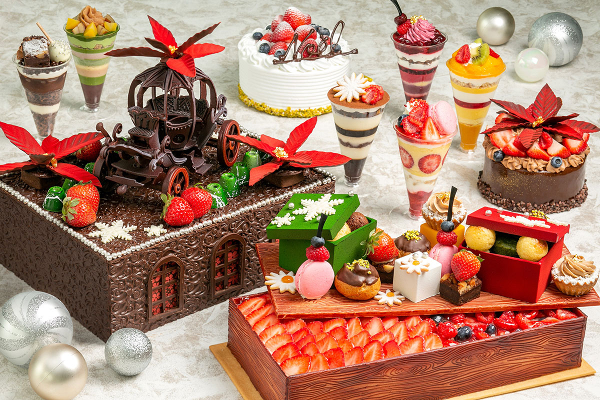 新横浜プリンスホテルに2022年クリスマスケーキ＆パフェ！魔法の馬車やプレゼントボックスをモチーフ