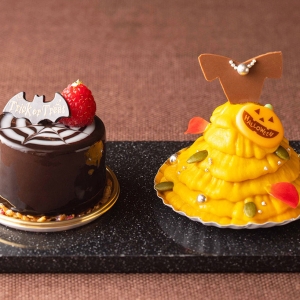横浜ベイホテル東急にハロウィンケーキ！コウモリとカボチャをモチーフ