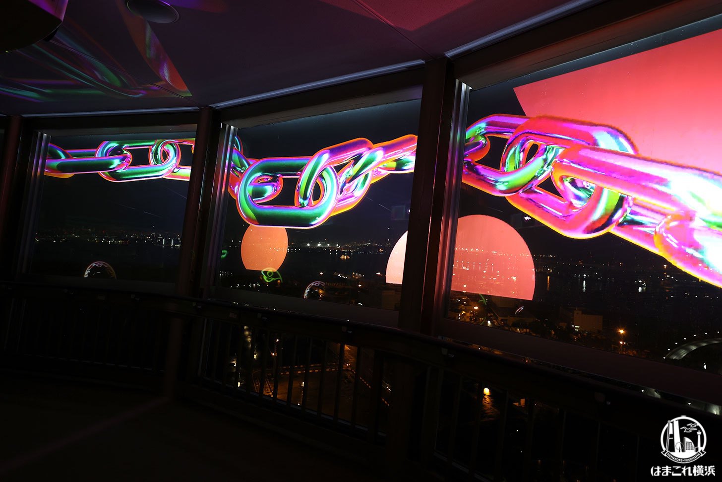30階の展望フロア「メディアアートギャラリー」