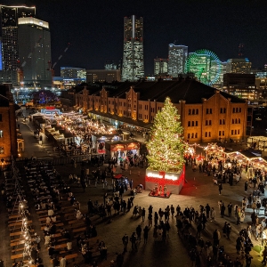 横浜赤レンガ倉庫で2022年クリスマスマーケット！クリスマスツリーとともに本場の雰囲気を