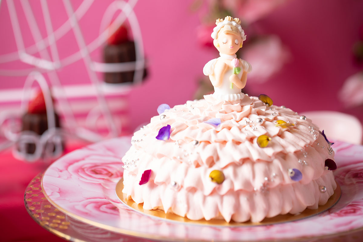 プリンセスドレスケーキイメージ