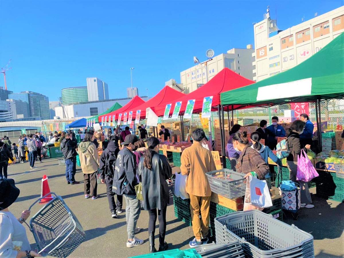 横浜市場場外マルシェ「春の味覚キッチンカー祭り」市場直送の食材充実・市場見学ツアーも初開催！