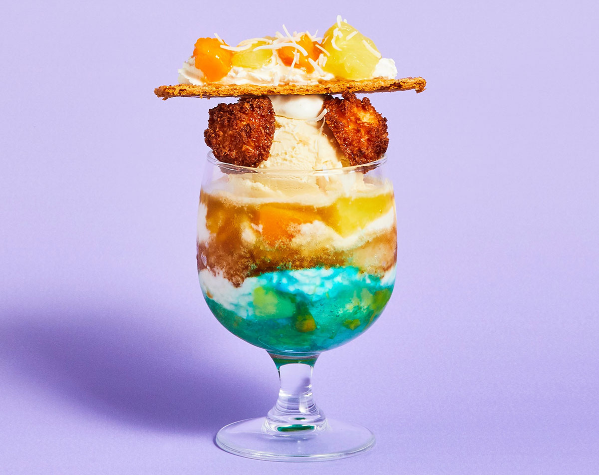 J.S.パンケーキカフェのパフェ×かき氷“パフェ氷”今夏復活！マークイズ