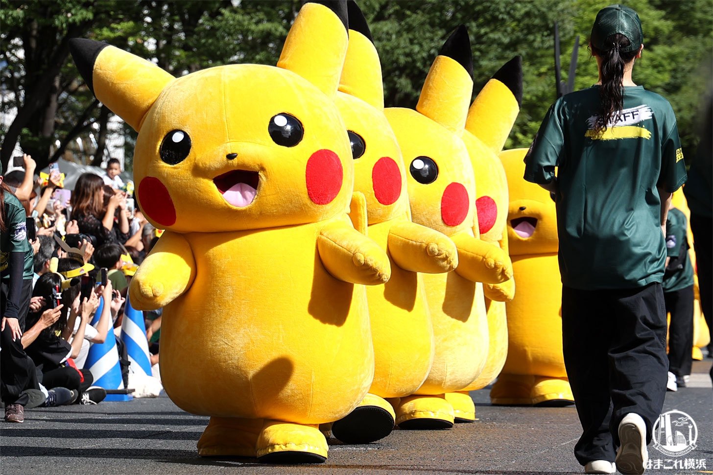 横浜みなとみらいの夏にピカチュウの行進が帰ってきた！グランモール公園「Pikachu Gathering！！」