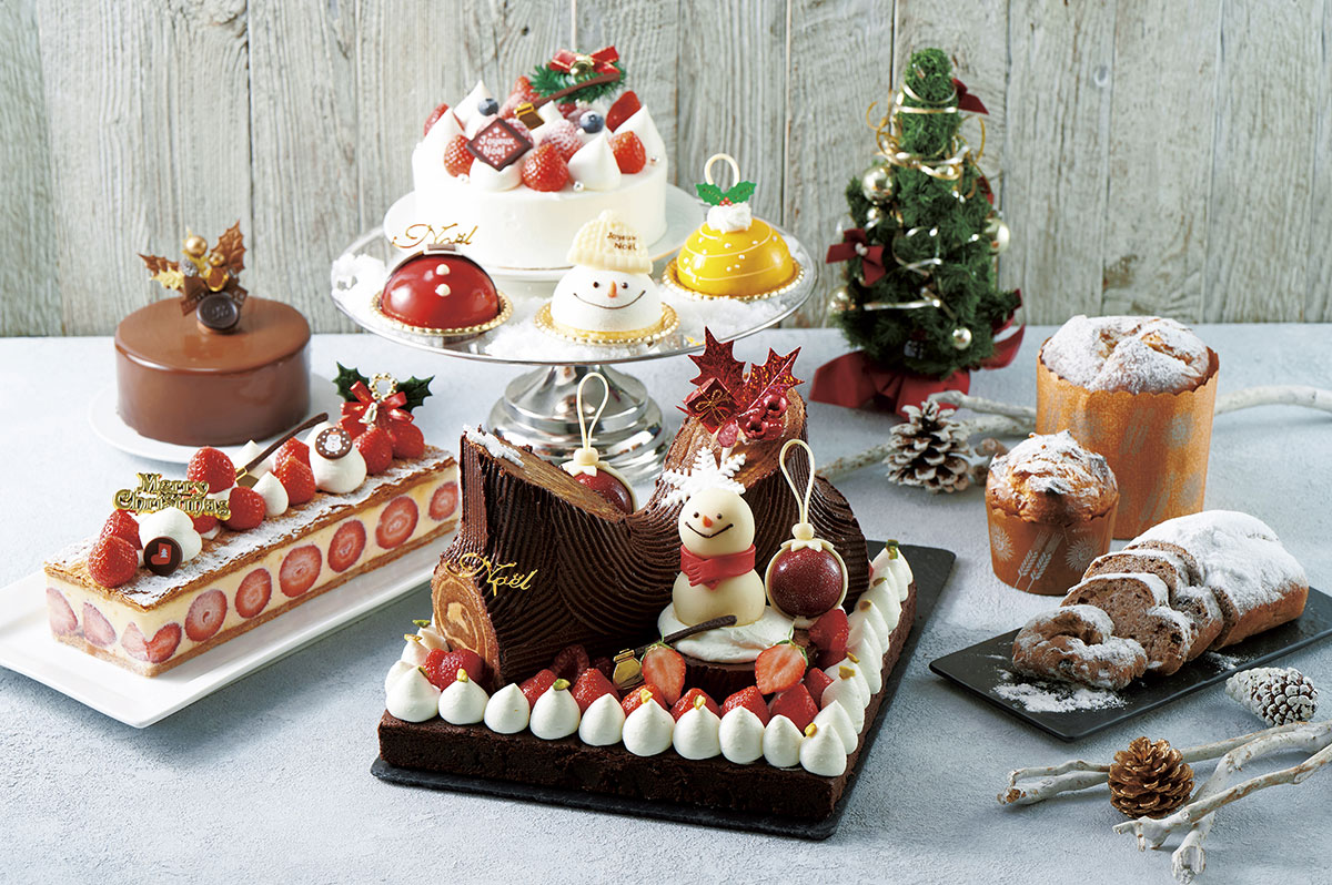 横浜ロイヤルパークホテルから見た目も豪華なブッシュドノエルなど2023年クリスマスケーキ登場！