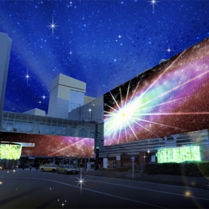 ヨコハマイルミネーション2023 横浜駅西口で開催！宇宙空間をテーマに夜空をドラマチックに演出