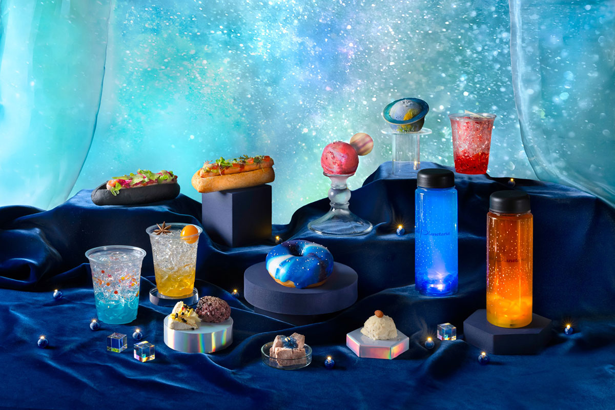 プラネタリアYOKOHAMAのカフェ“星空”を味わえるメニューへリニューアル！銀河を旅する途中に