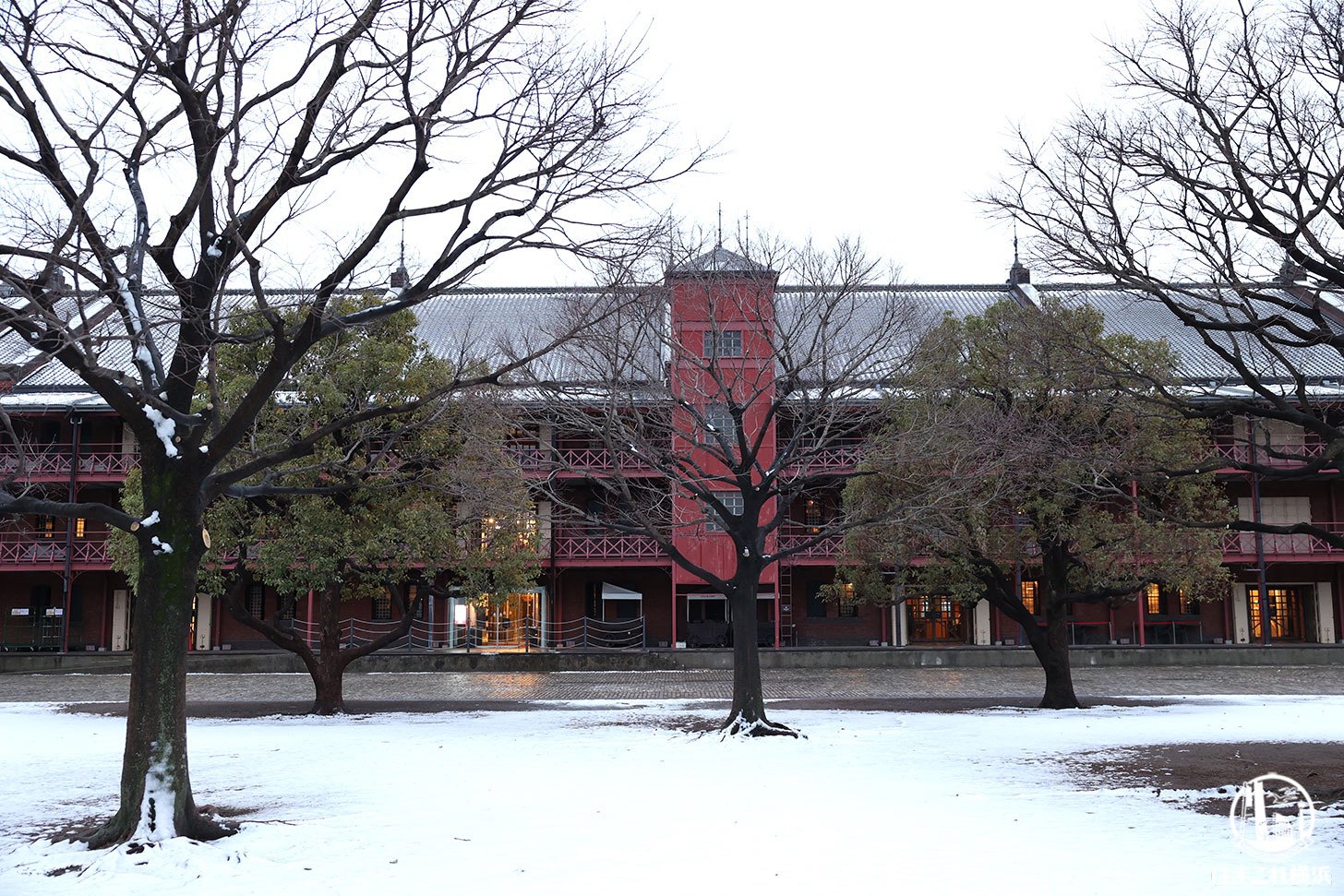 歴史的建造物の横浜赤レンガ倉庫