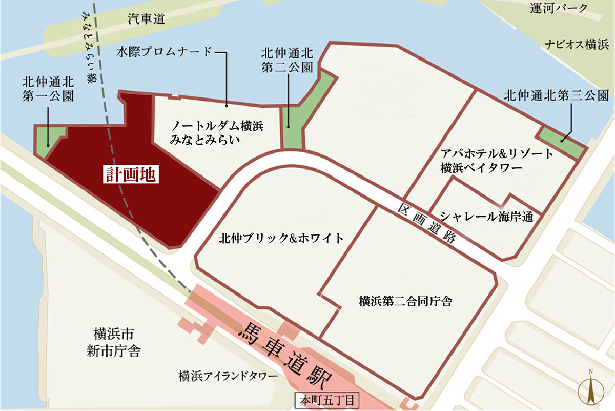 コンラッド横浜 計画地