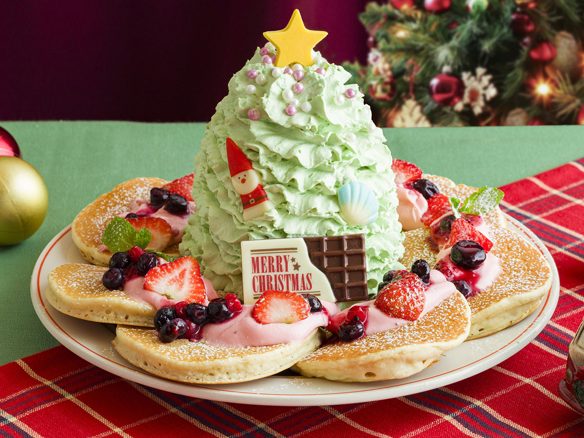 ホノルルクリスマスツリーパンケーキ