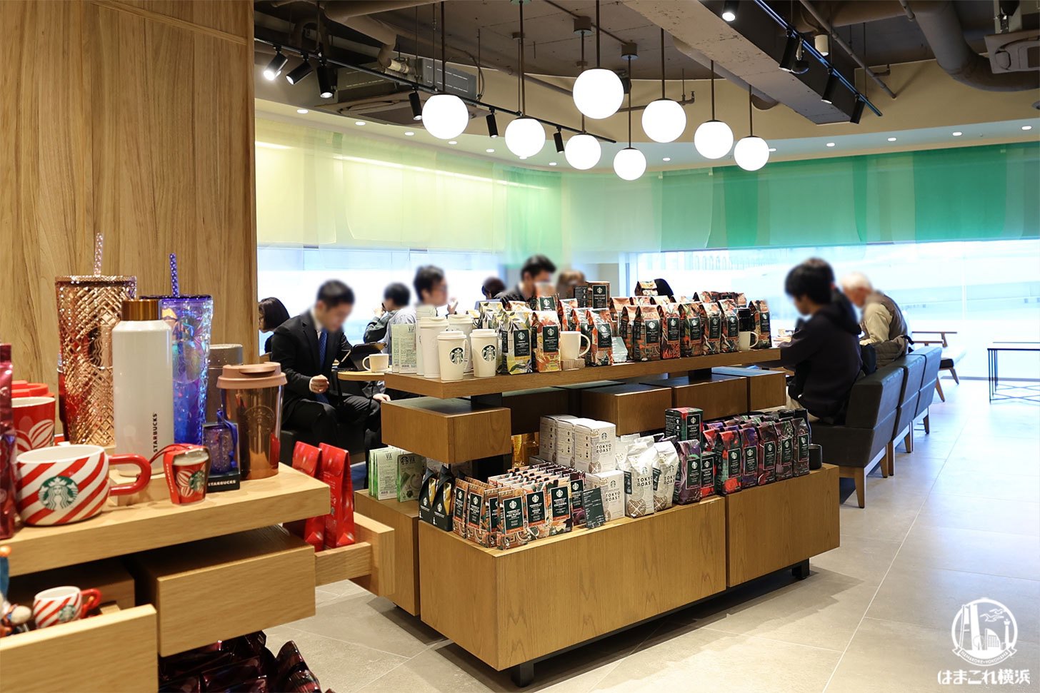 スターバックス コーヒー 横浜モアーズ店 店内レイアウト