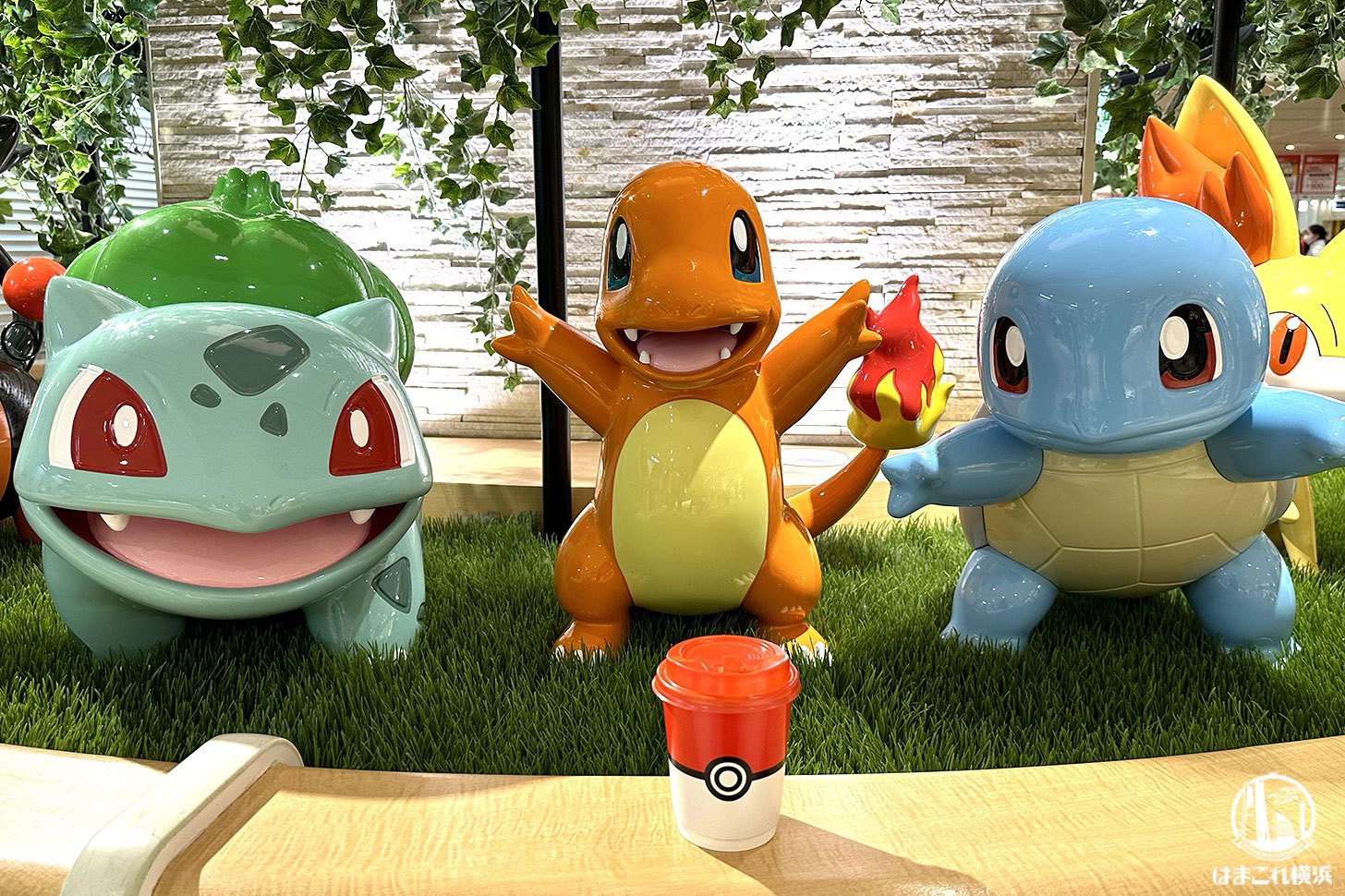 ポケモンカフェ「ピカチュウスイーツ」周辺で出会ったポケモンたち