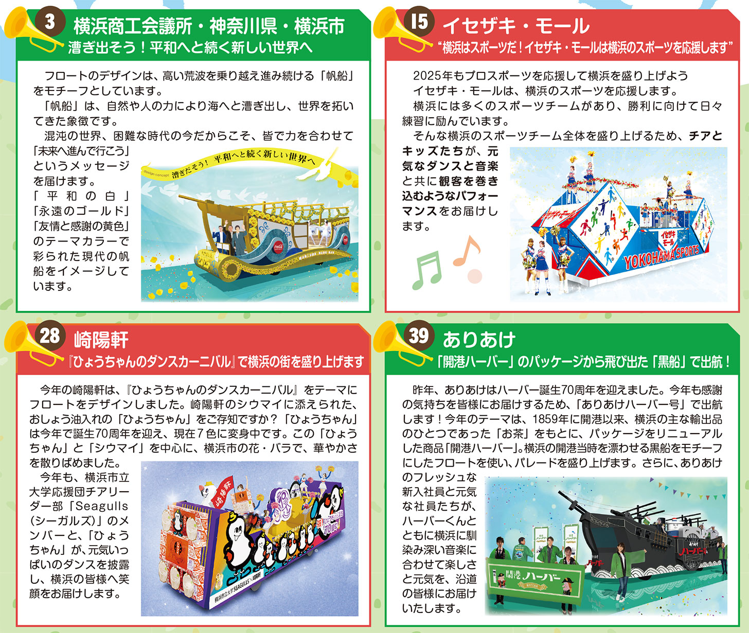 今年注目のフロート