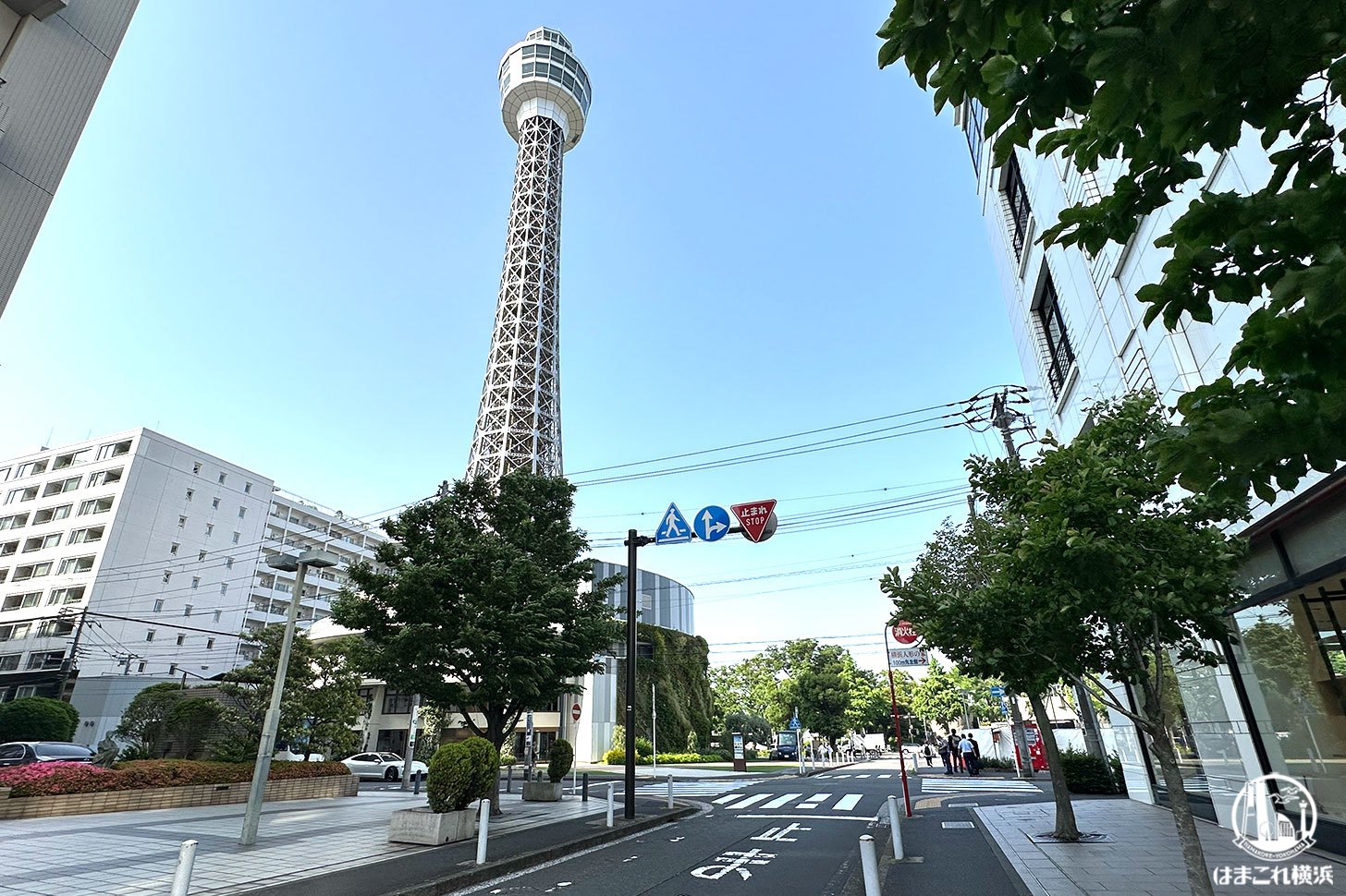 最寄駅から山下ふ頭までのルート