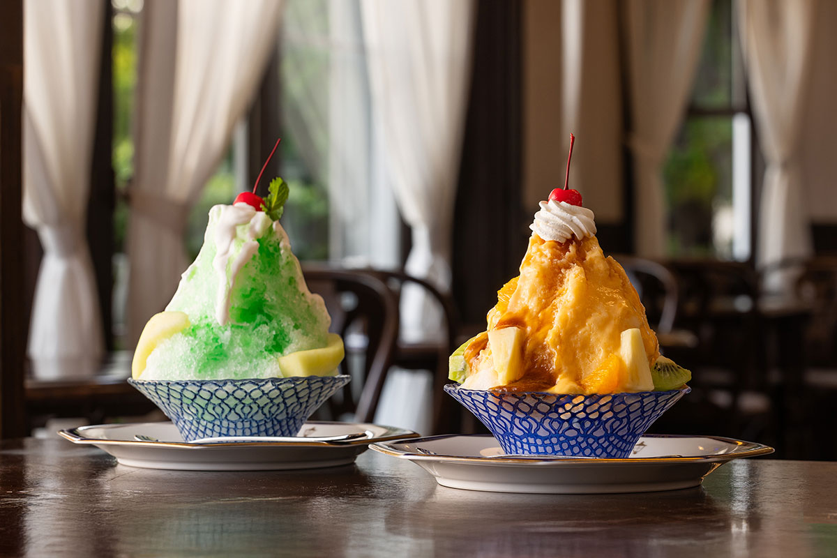 横浜の山手十番館にレトロ可愛い「かき氷」クリームソーダ＆プリン・ア・ラ・モードを新発売！