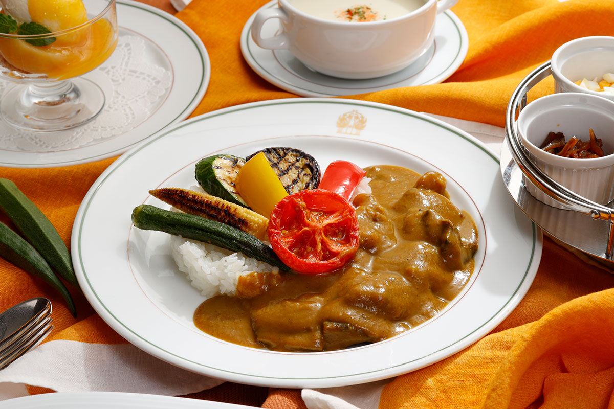 国産牛スジと夏野菜のカレーセット