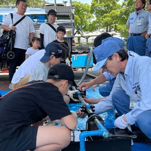 横浜市役所で水道を知る体験イベント開催！漏水修理体験や水質検査体験、水道工事体験など