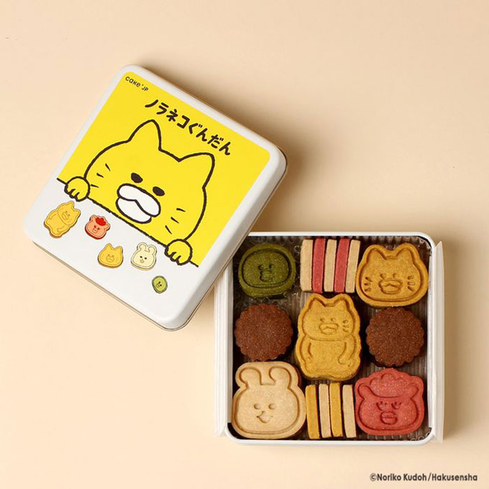 『ノラネコぐんだん』クッキー缶