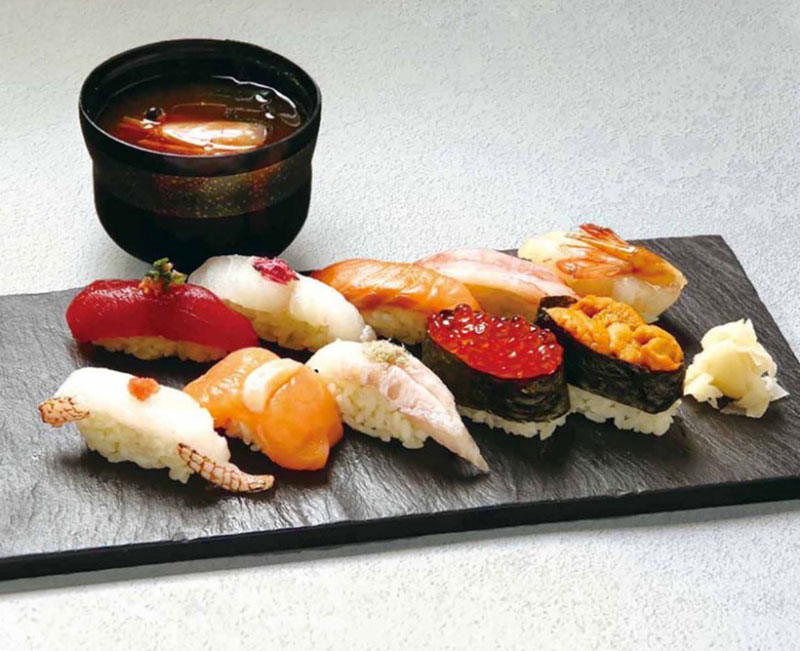海の里 夏の握り寿司