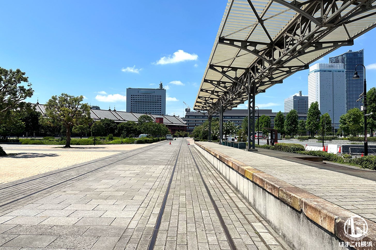 旧横浜港駅プラットホーム