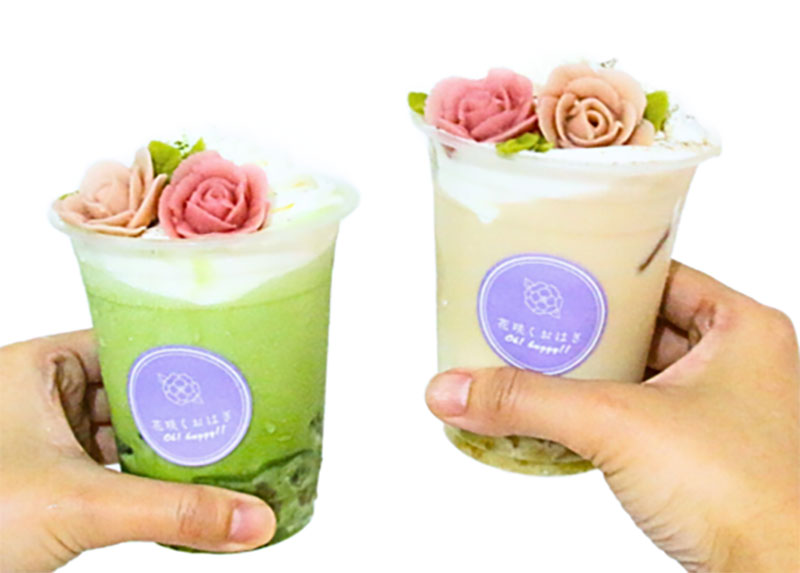 花咲くわらび餅ドリンク